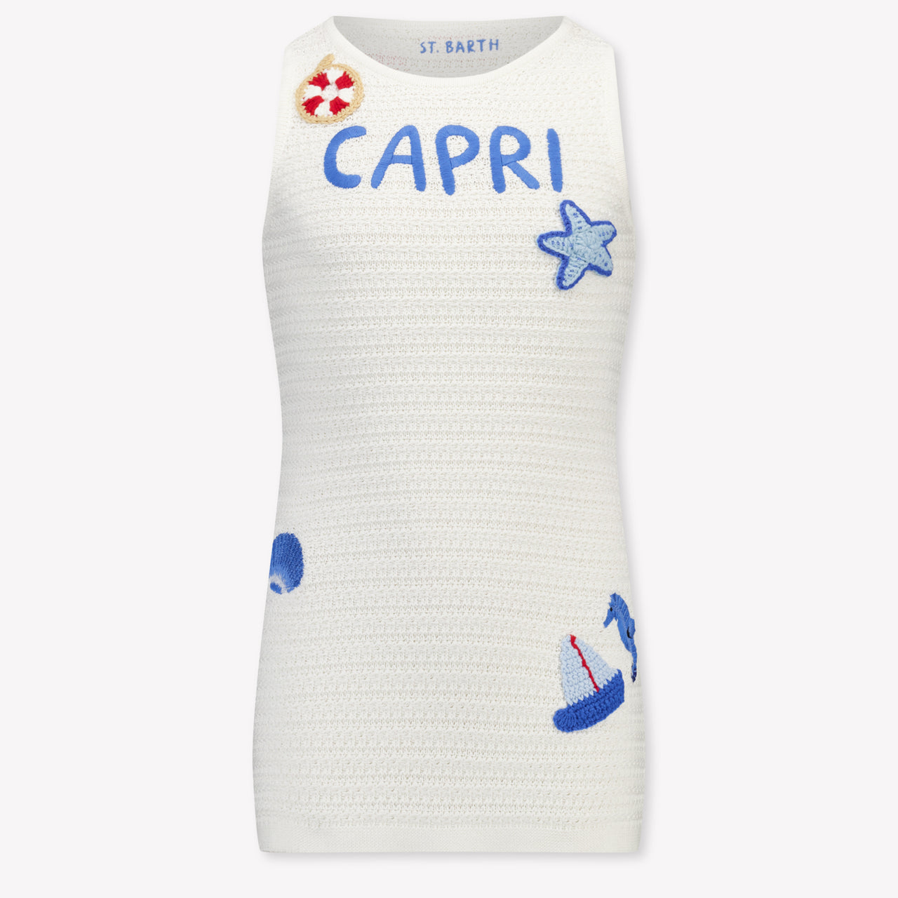 MC2 Saint Barth Kinder Meisjes Jurk In Off White