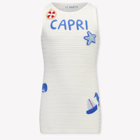 MC2 Saint Barth Kinder Meisjes Jurk In Off White