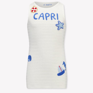 MC2 Saint Barth Kinder Meisjes Jurk In Off White