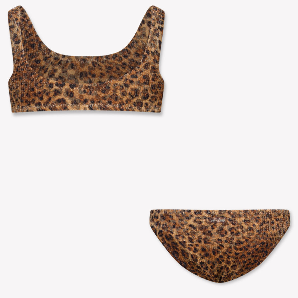 MC2 Saint Barth Kids Girls Swimwear In Panther