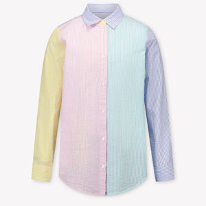 MC2 Saint Barth Kinder Meisjes Blouse In Roze