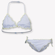 MC2 Saint Barth Kids Girls Swimwear In Light Blue