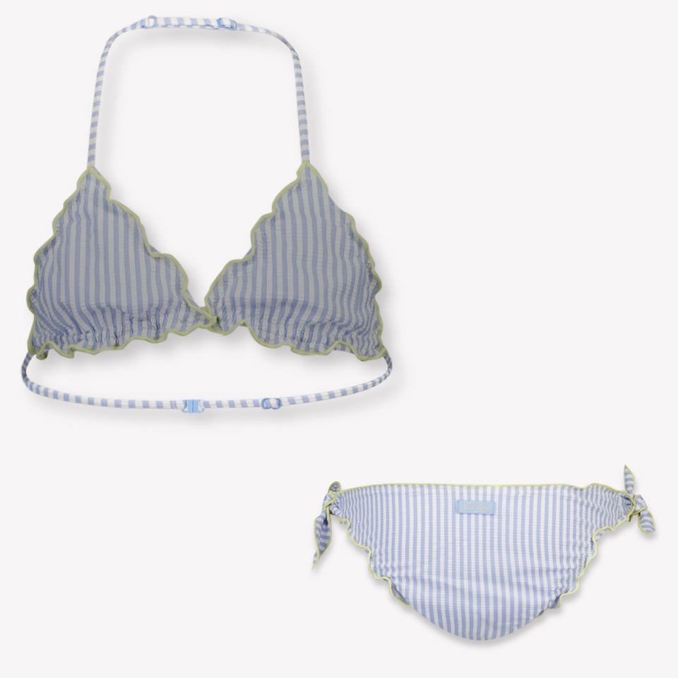 MC2 Saint Barth Kids Girls Swimwear In Light Blue