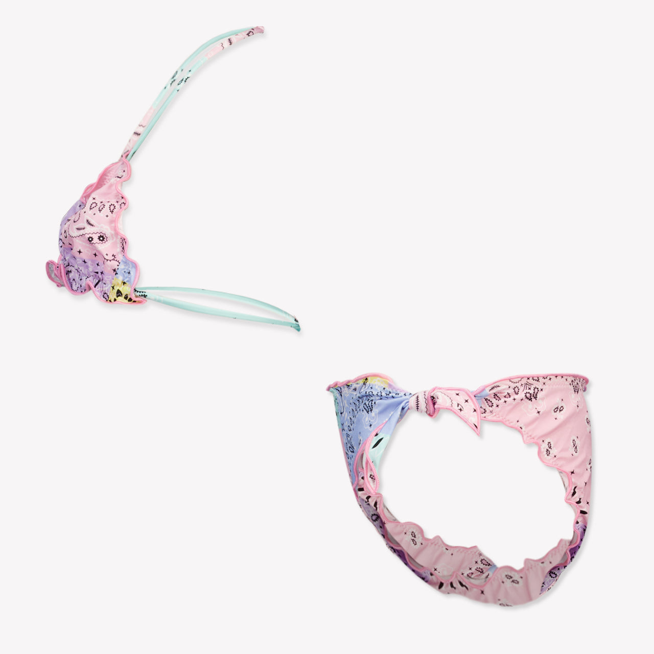 MC2 Saint Barth Kids Girls Swimwear In Yellow