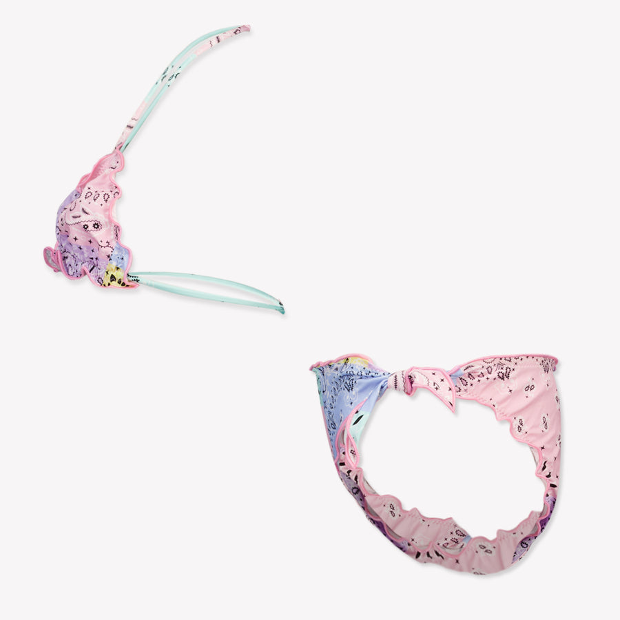 MC2 Saint Barth Kids Girls Swimwear In Yellow