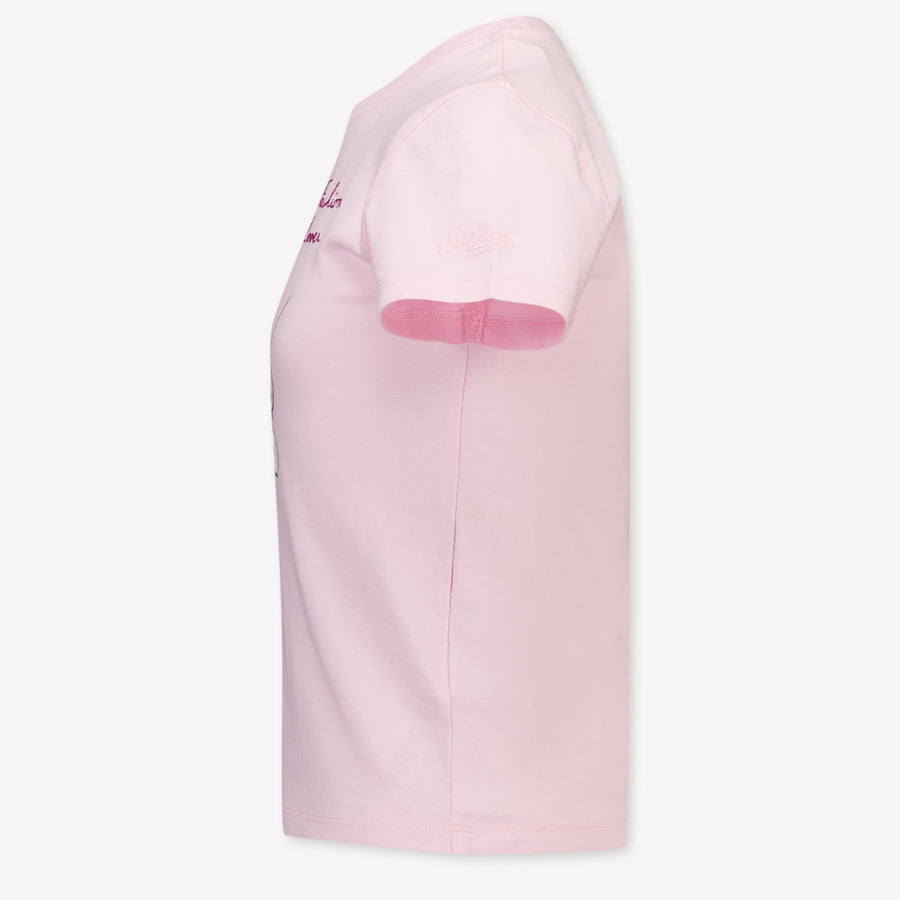 MC2 Saint Barth Kinder Meisjes T-Shirt In Licht Roze