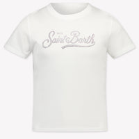 MC2 Saint Barth Kinder Meisjes T-Shirt In Wit