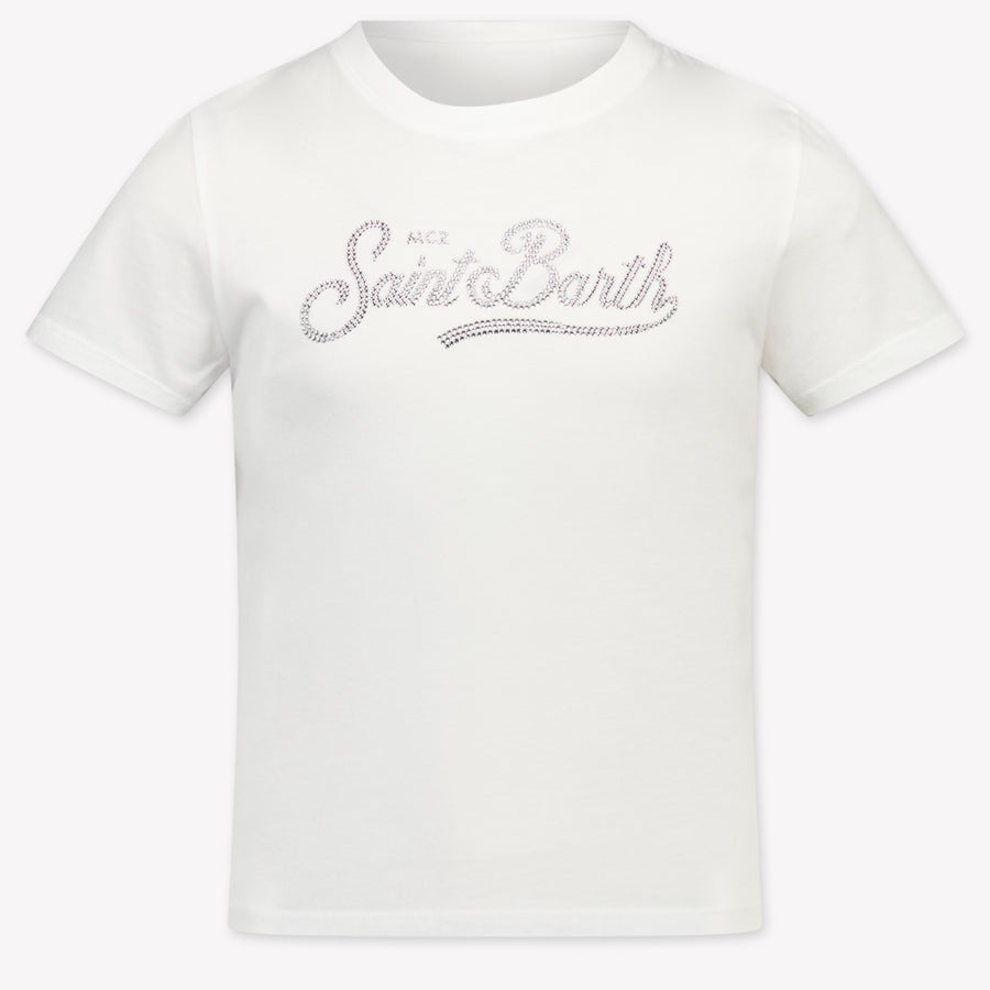 MC2 Saint Barth Kinder Meisjes T-Shirt In Wit
