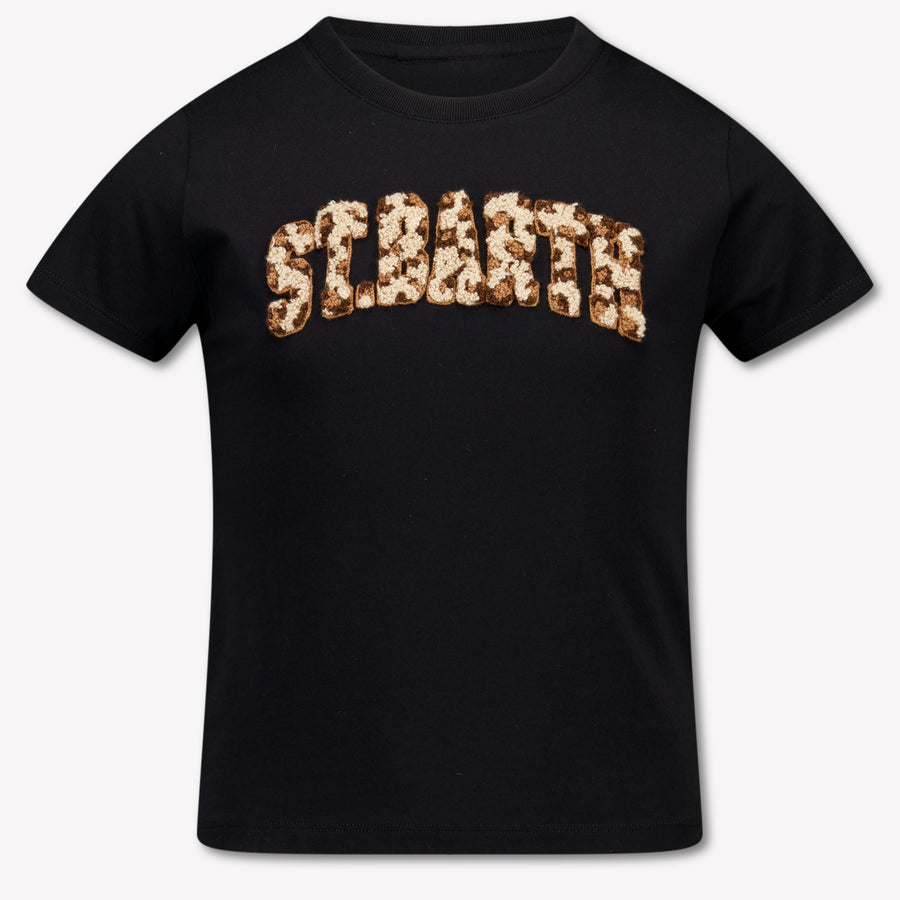 MC2 Saint Barth Girls T-Shirt in Black