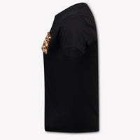 MC2 Saint Barth Kinder Meisjes T-Shirt In Zwart