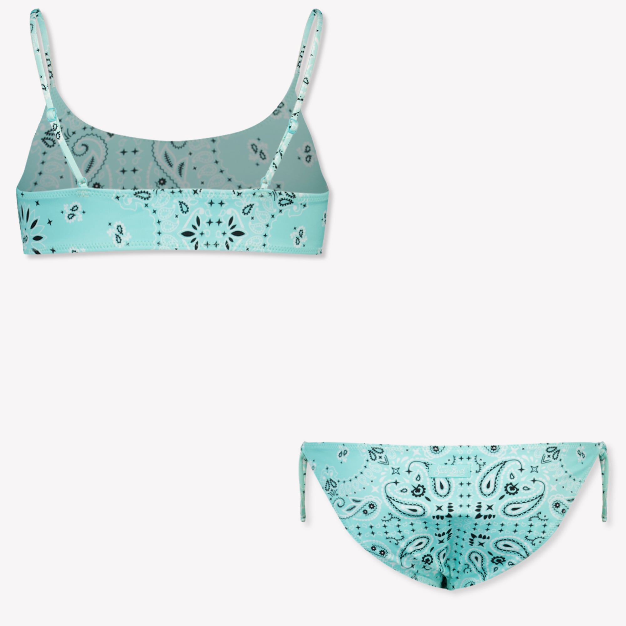 MC2 Saint Barth Kinder Meisjes Zwemkleding In Turquoise