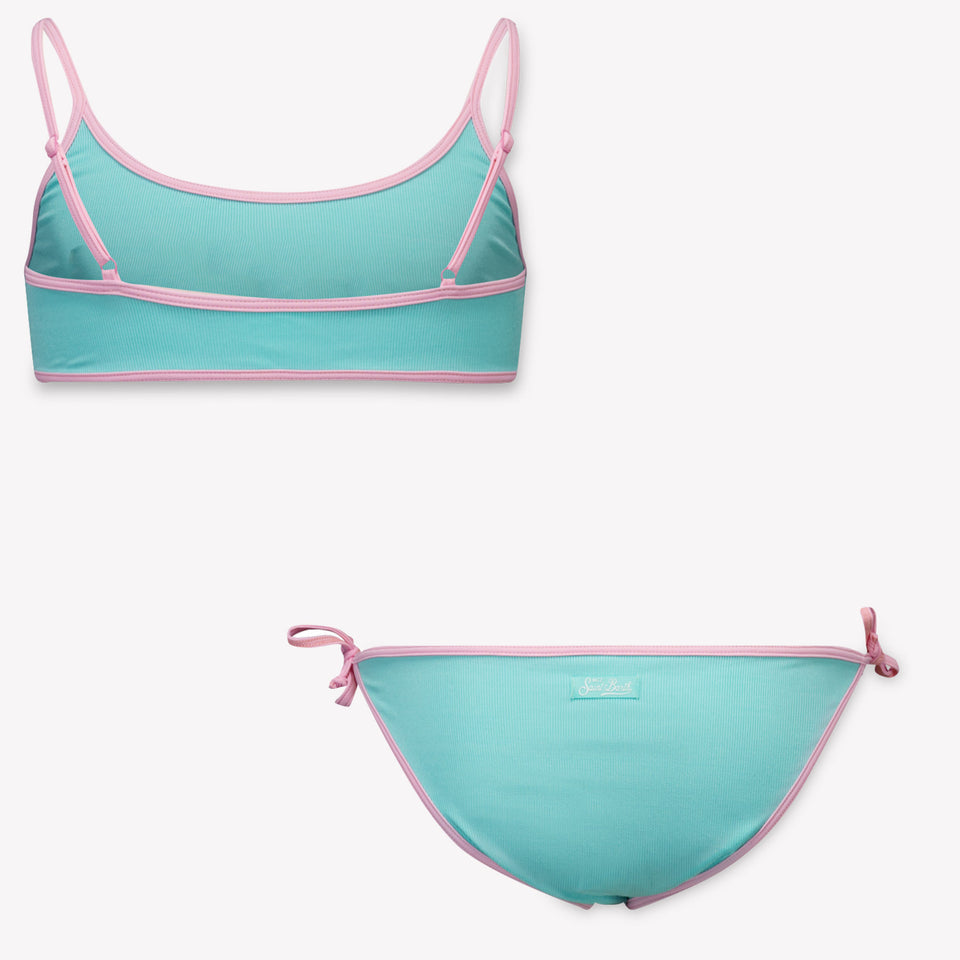 MC2 Saint Barth Kinder Meisjes Zwemkleding In Mint