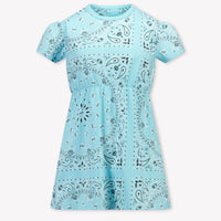 MC2 Saint Barth Kinder Meisjes Jurk In Turquoise