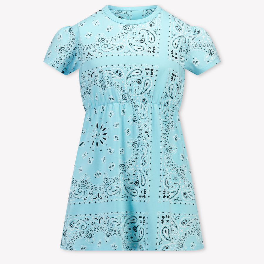 MC2 Saint Barth Kinder Meisjes Jurk In Turquoise