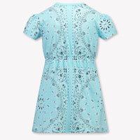 MC2 Saint Barth Kinder Meisjes Jurk In Turquoise