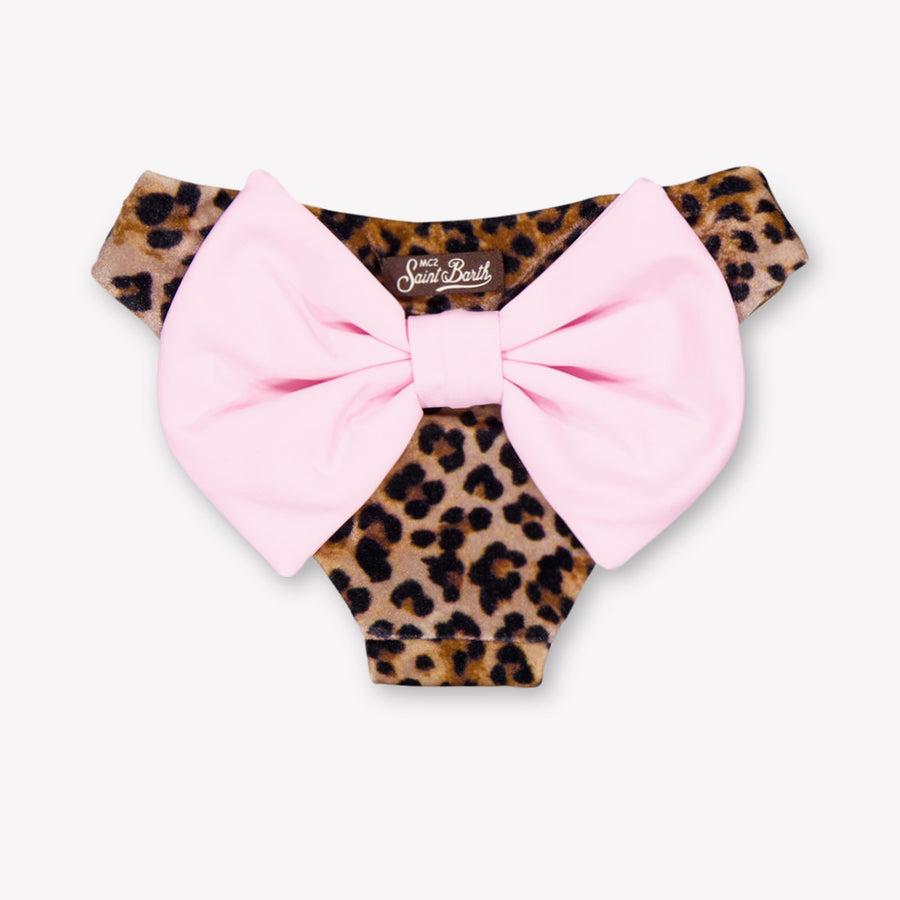 MC2 Saint Barth Kinder Meisjes Zwemkleding In Panter