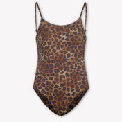 MC2 Saint Barth Kids Girls Swimwear In Panther