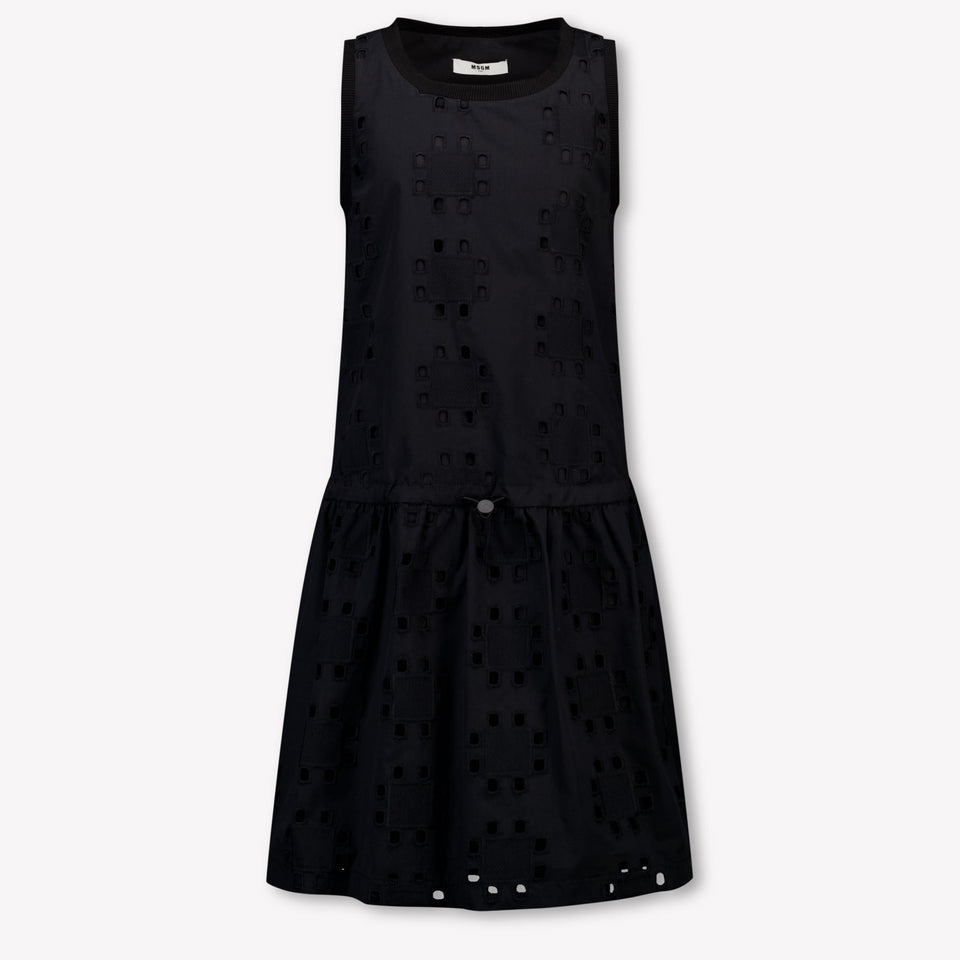 MSGM Kinder Meisjes Jurk In Zwart