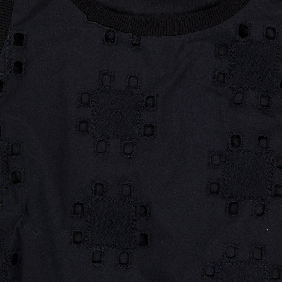 MSGM Kinder Meisjes Jurk In Zwart