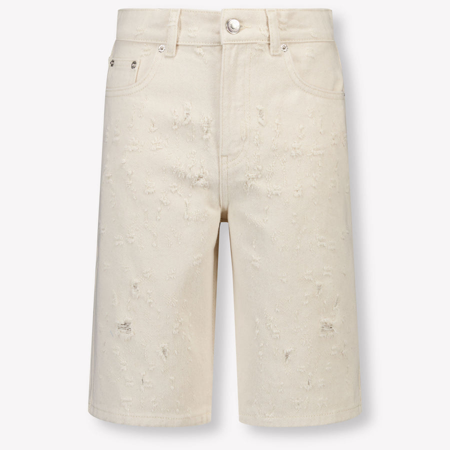 MSGM Kinder Jongens Shorts In Off White