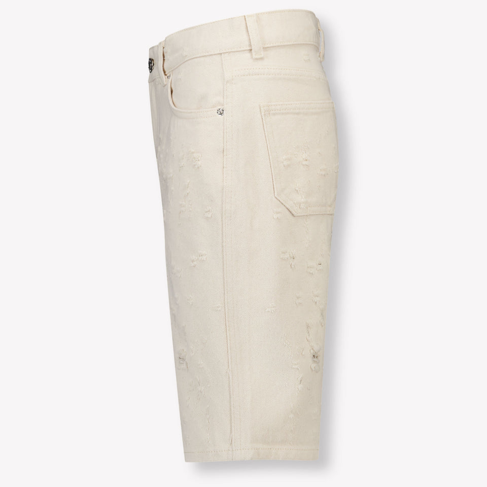 MSGM Kinder Jongens Shorts In Off White