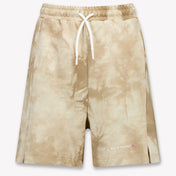 MSGM Kids Boys Shorts In Beige