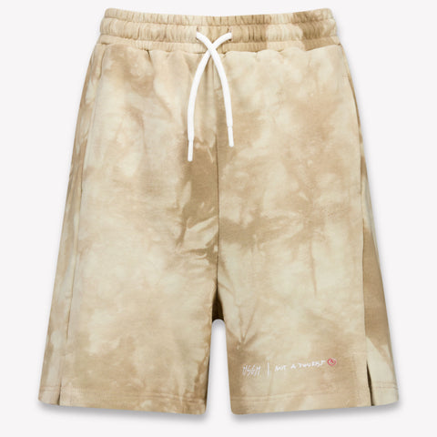 MSGM Kids Boys Shorts In Beige