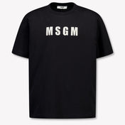 MSGM Kinder Jongens T-Shirt In Zwart