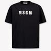 MSGM Kids Boys T-Shirt In Black