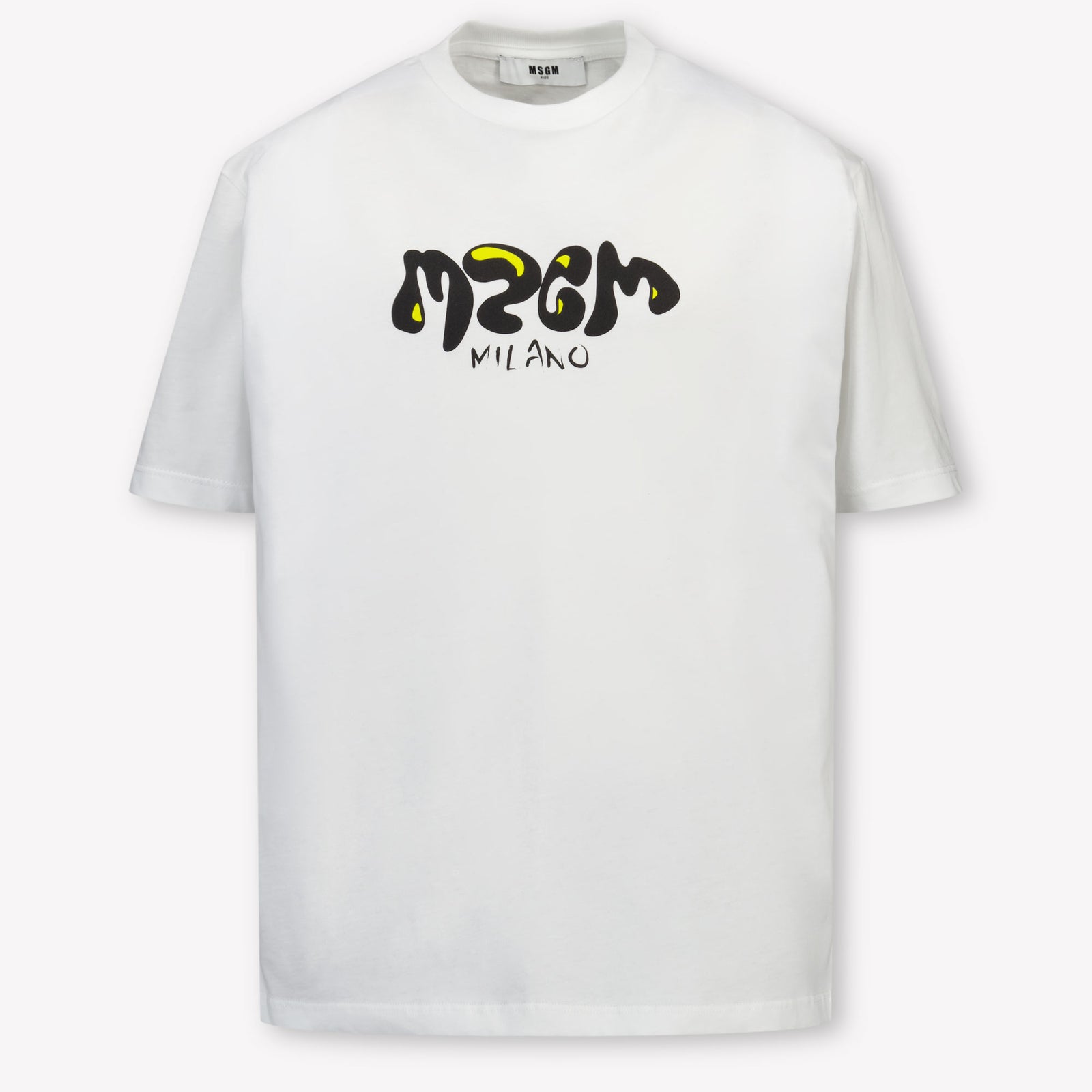 MSGM Kids Boys T-Shirt In White
