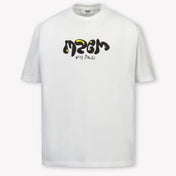 MSGM Kids Boys T-Shirt In White