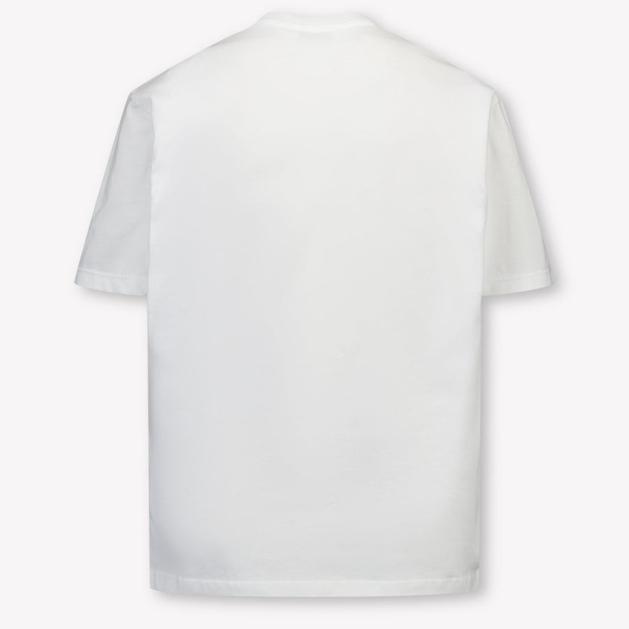 MSGM Kids Boys T-Shirt In White