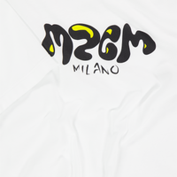 MSGM Kids Boys T-Shirt In White