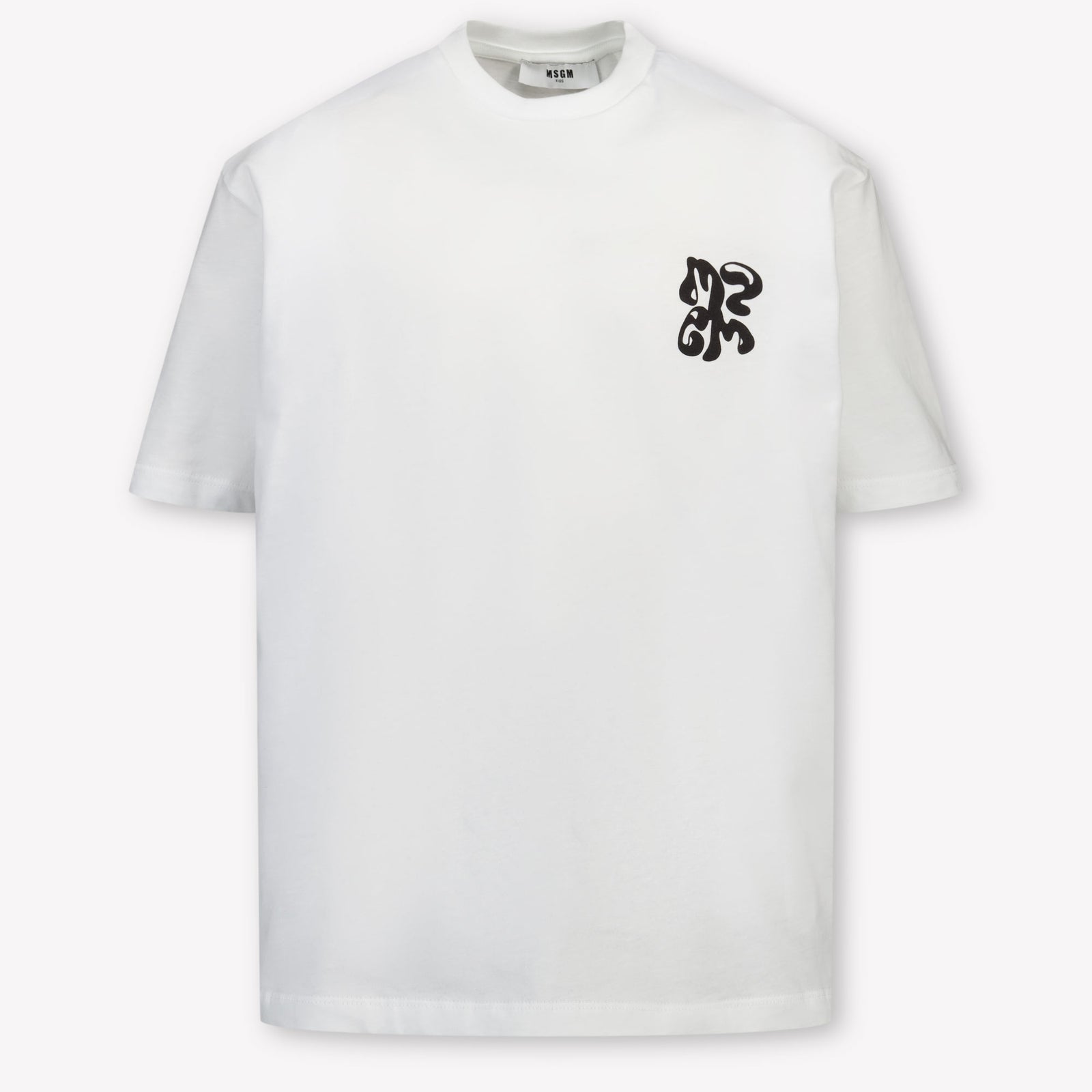 MSGM Kids Boys T-Shirt In White