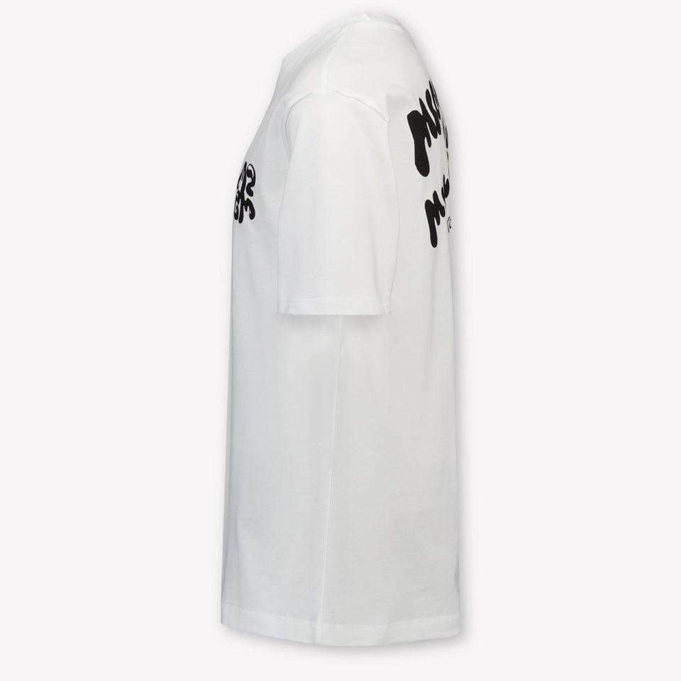 MSGM Kinder Jongens T-Shirt In Wit
