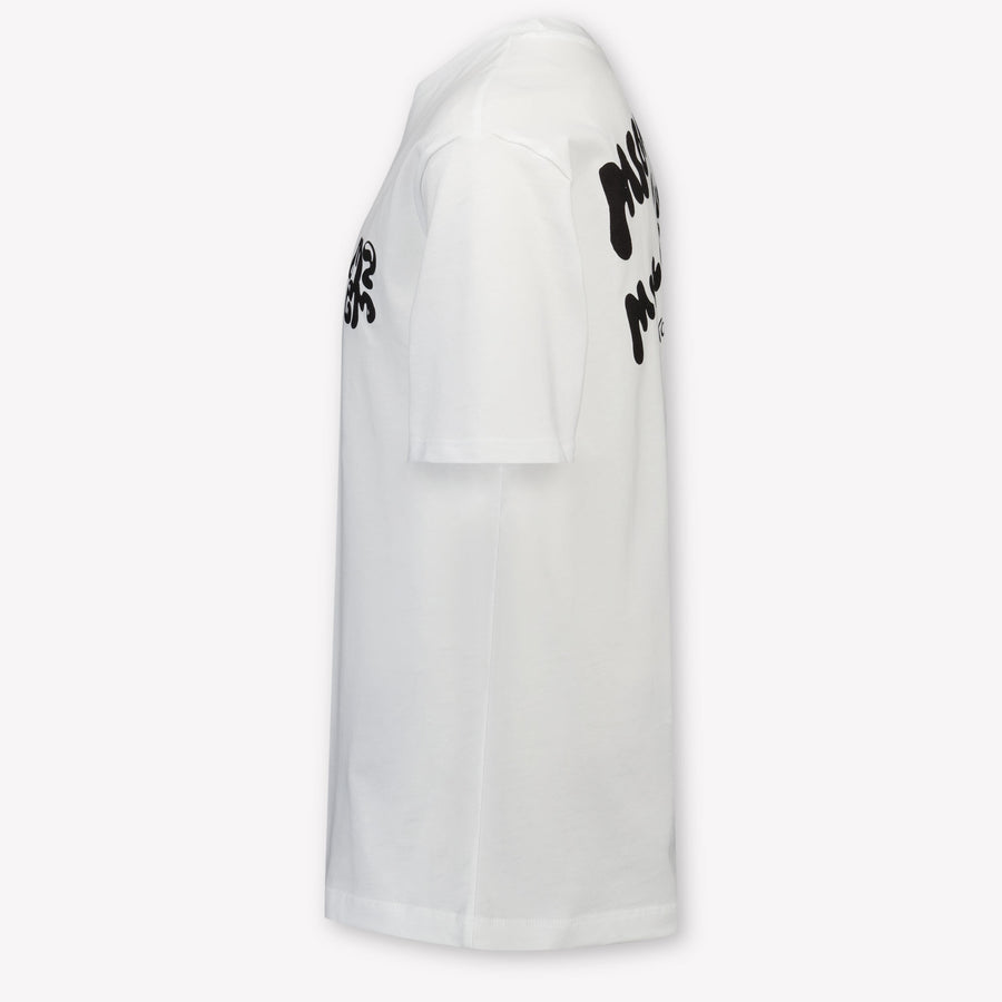 MSGM Kids Boys T-Shirt In White