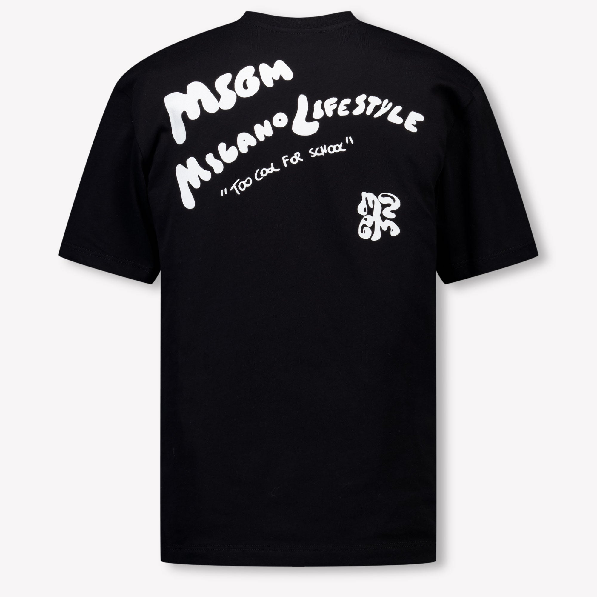 MSGM Kids Boys T-Shirt In Black