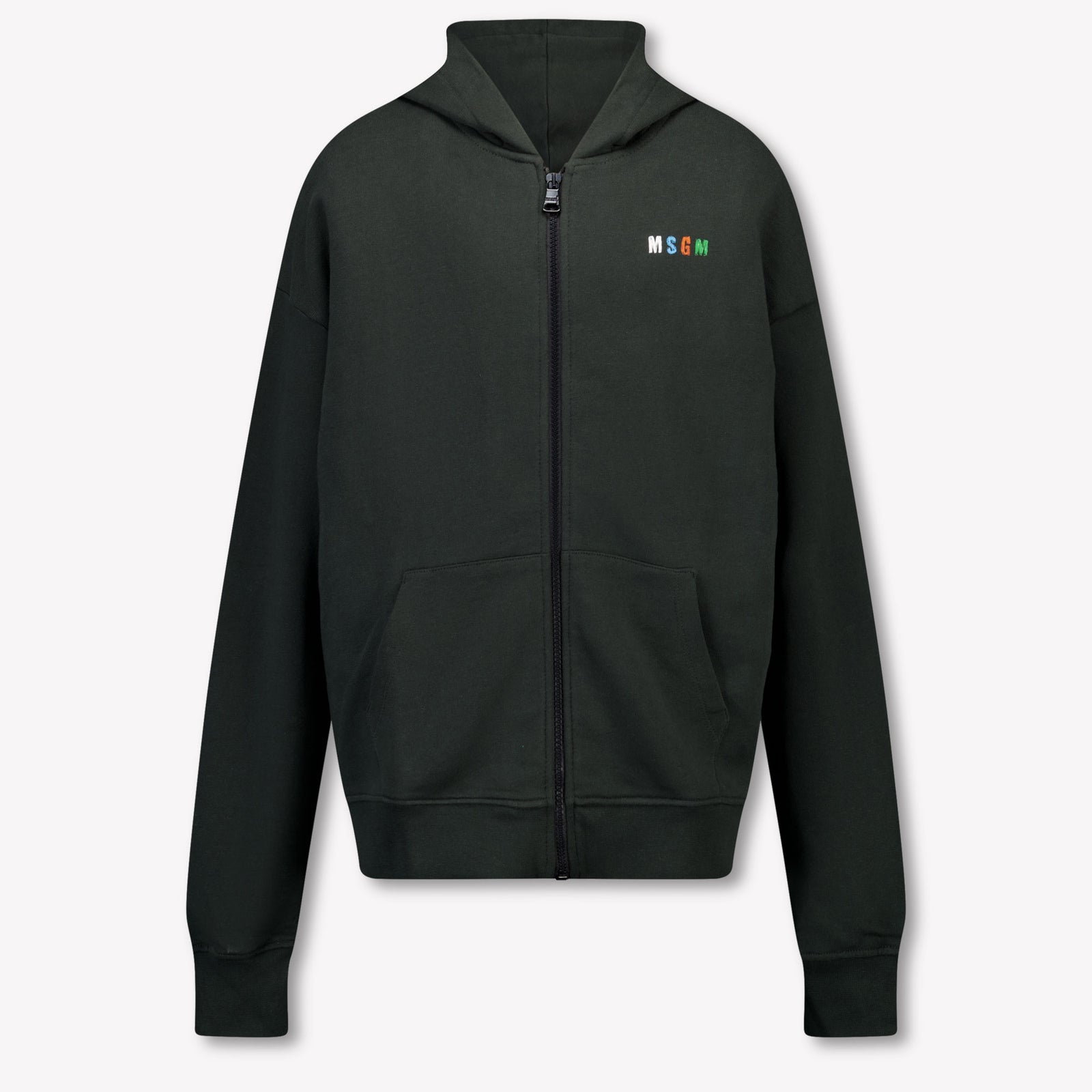 MSGM Kids Boys Cardigan In Black