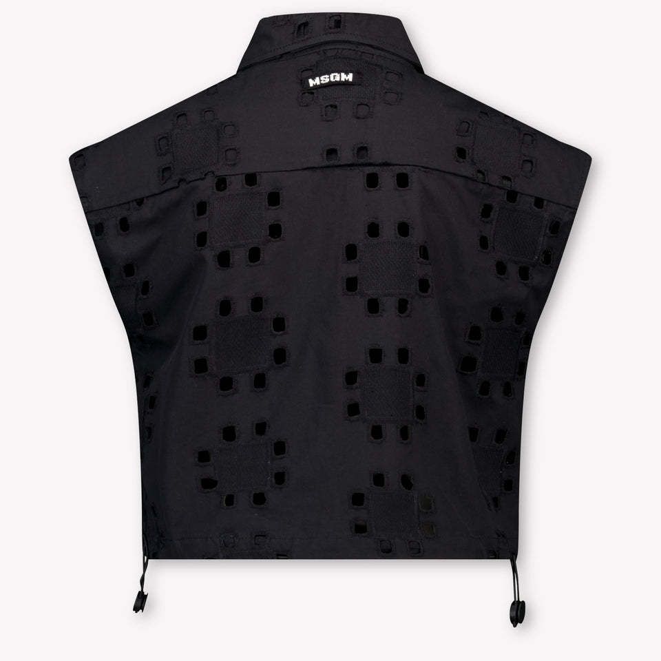 MSGM Kinder Meisjes Blouse In Zwart