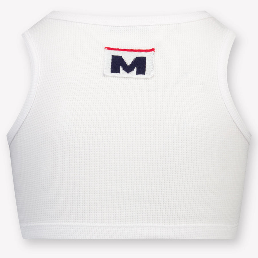 MSGM Kinder Meisjes T-Shirt In Wit