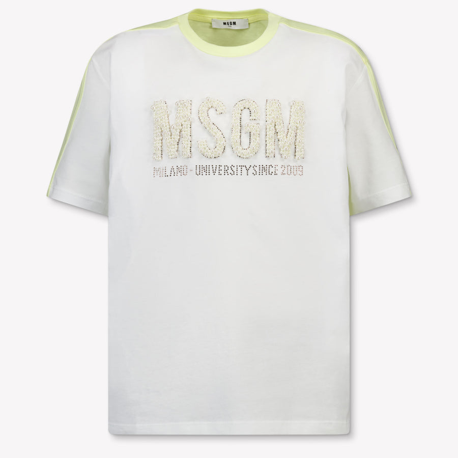 MSGM Girls T-Shirt in White