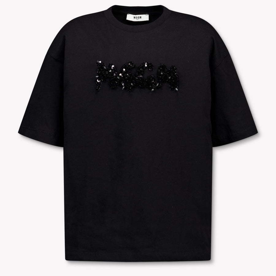 MSGM Girls T-Shirt in Black