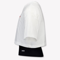 MSGM Kinder Meisjes T-Shirt In Wit