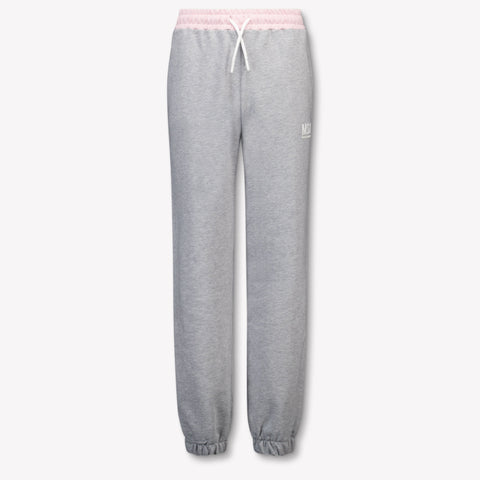 MSGM Kids Girls Pants In Gray