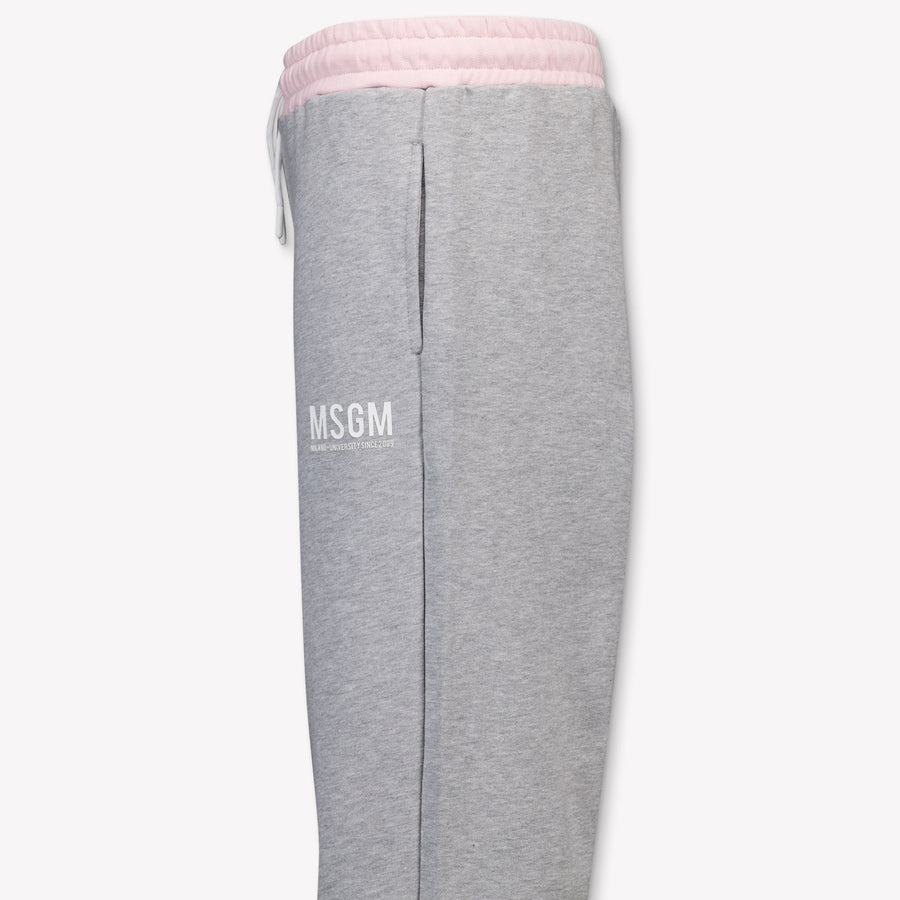 MSGM Kinder Meisjes Broek In Grijs