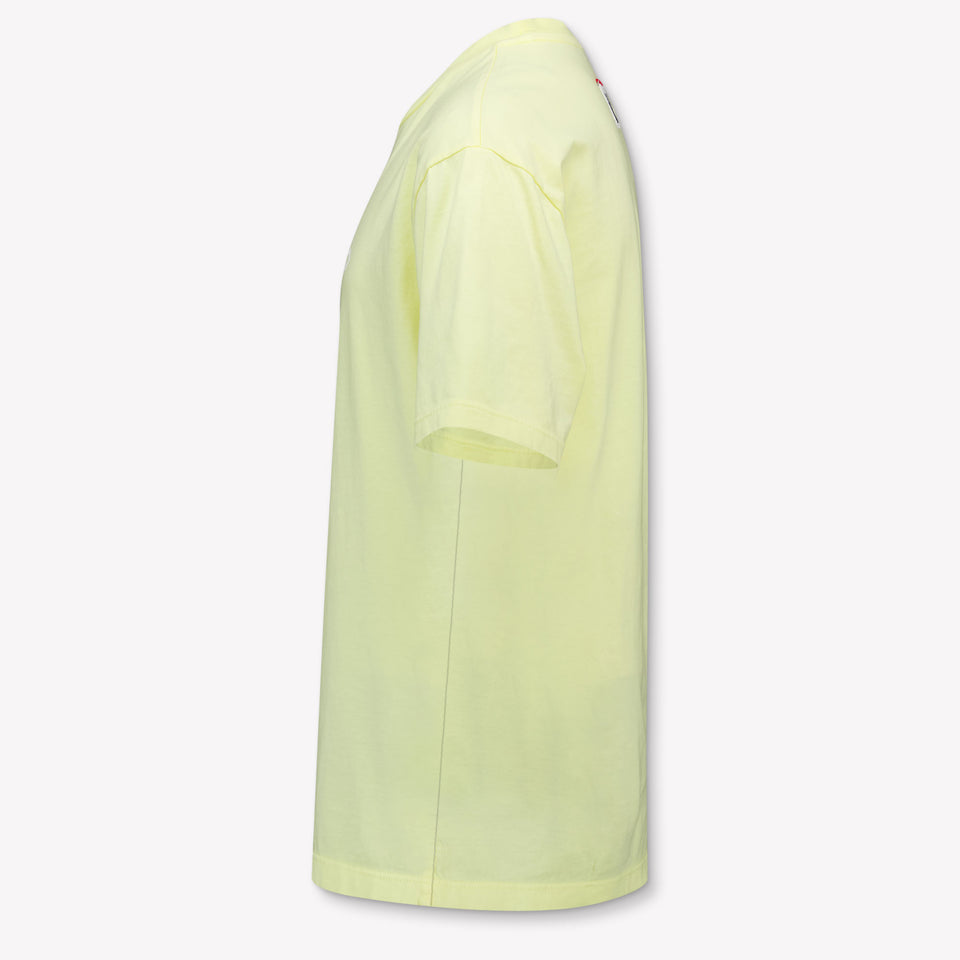 MSGM Kids Unisex T-Shirt In Yellow