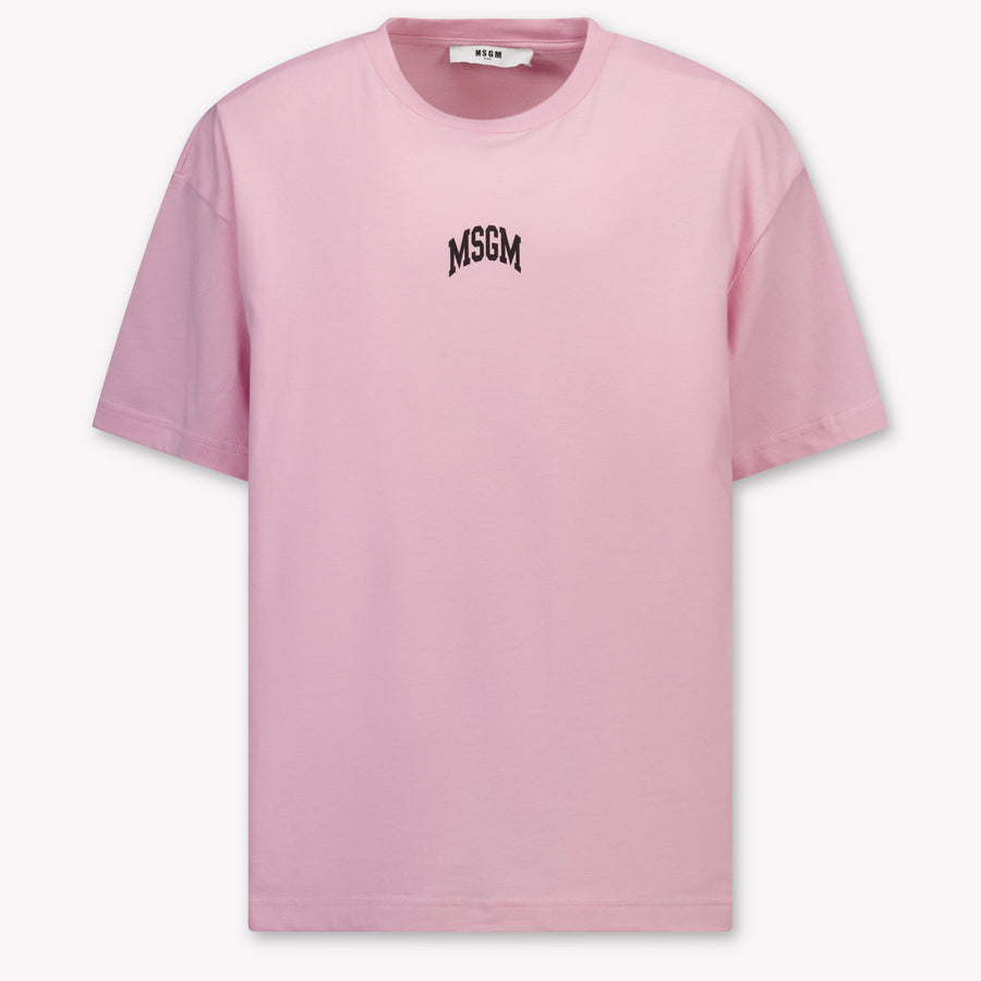 MSGM Girls T-Shirt in Light Pink