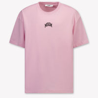 MSGM Kinder Meisjes T-Shirt In Licht Roze