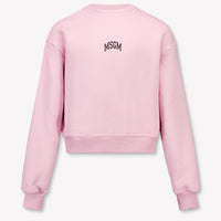MSGM Kids Girls Sweater In Light Pink