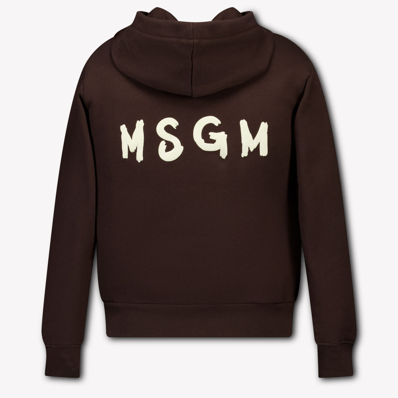 MSGM Kids Boys Cardigan In Brown